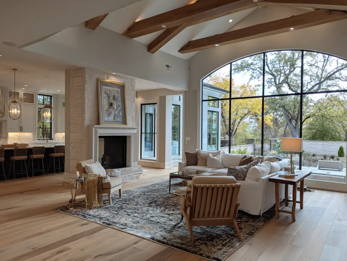 Luxury custom home construction in Westlake Hills Austin by premier home builders
